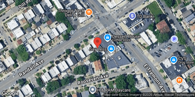 Aerial map of 2890 RANDALL AVENUE, Bronx