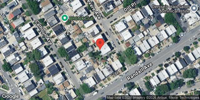 Aerial map of 713 REVERE AVENUE, Bronx