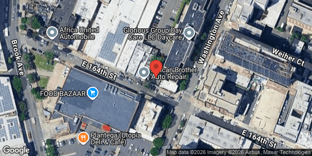 Aerial map of 459 EAST 164 STREET, Bronx