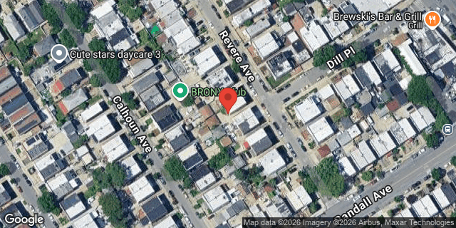 Aerial map of 727 REVERE AVENUE, Bronx