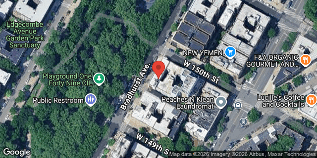 Aerial map of 148 BRADHURST AVENUE, Manhattan