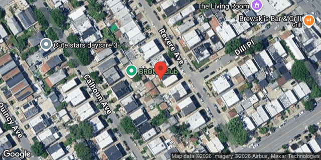 Aerial map of 729 REVERE AVENUE, Bronx