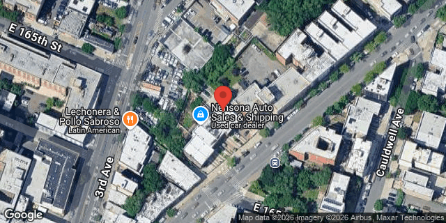 Aerial map of 1031 BOSTON ROAD, Bronx