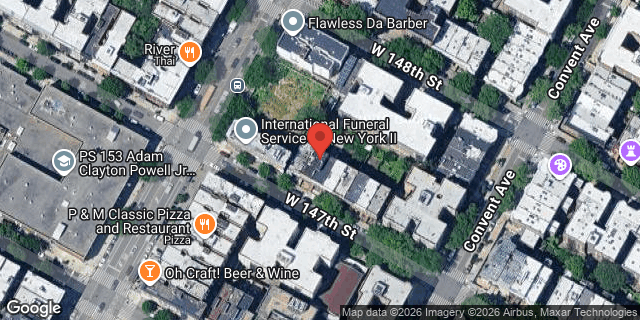 Aerial map of 467 WEST 147 STREET, Manhattan