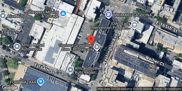 Aerial map of 1011 WASHINGTON AVENUE, Bronx