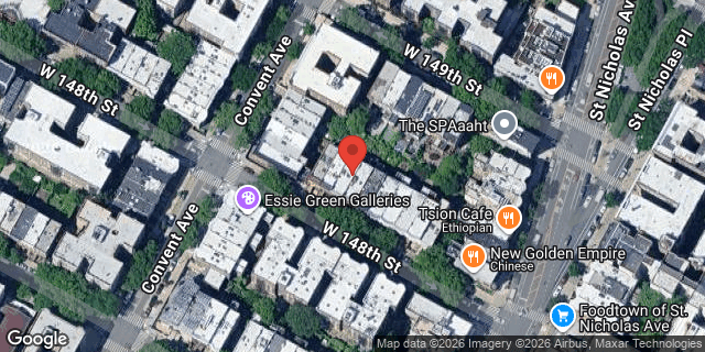 Aerial map of 417 WEST 148 STREET, Manhattan
