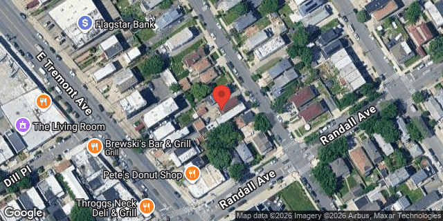 Aerial map of 713 EDISON AVENUE, Bronx
