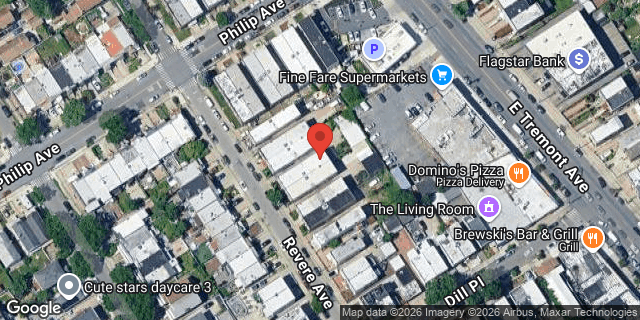 Aerial map of 738 REVERE AVENUE, Bronx