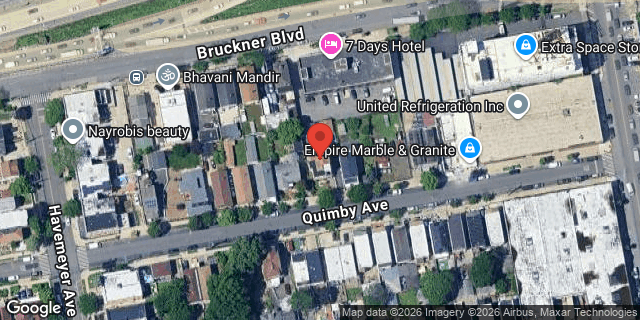 Aerial map of 2339 QUIMBY AVENUE, Bronx