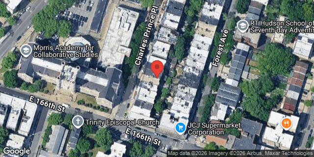 Aerial map of 1110 JACKSON AVENUE, Bronx
