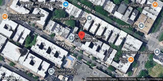 Aerial map of 519 WEST 147 STREET, Manhattan