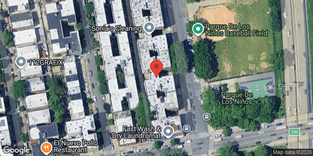 Aerial map of 1121 MORRISON AVENUE, Bronx