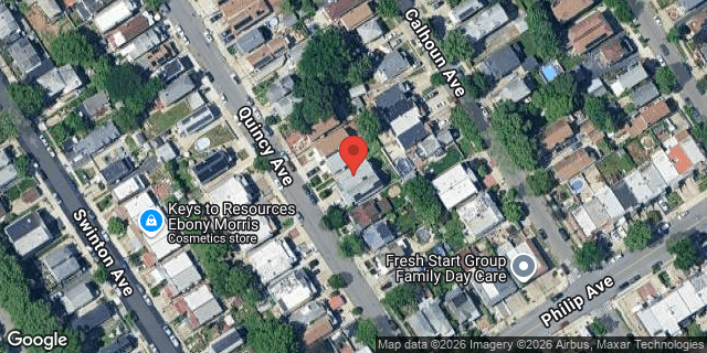 Aerial map of 830 QUINCY AVENUE, Bronx