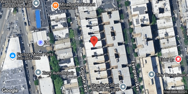 Aerial map of 1150 COLGATE AVENUE, Bronx