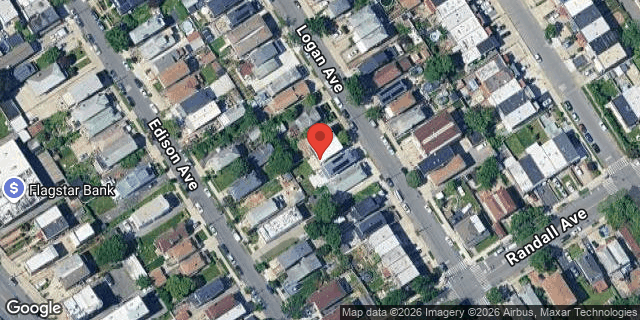 Aerial map of 723 LOGAN AVENUE, Bronx