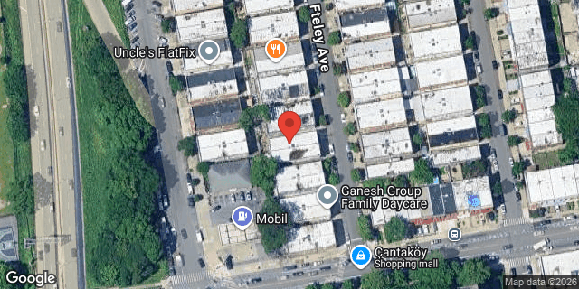 Aerial map of 1119 FTELEY AVENUE, Bronx