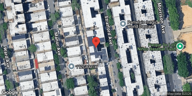 Aerial map of 1149 STRATFORD AVENUE, Bronx