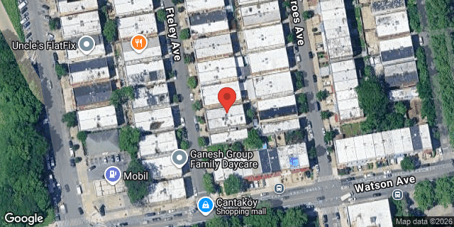 Aerial map of 1114 FTELEY AVENUE, Bronx