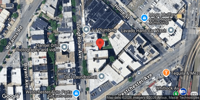 Aerial map of 1144 LONGFELLOW AVENUE, Bronx