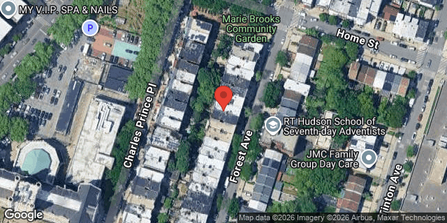 Aerial map of 1129 FOREST AVENUE, Bronx