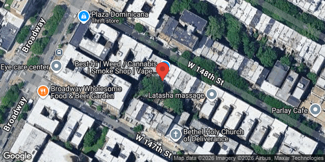 Aerial map of 546 WEST 148 STREET, Manhattan