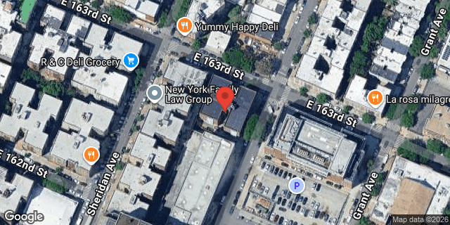 Aerial map of 214 EAST 163 STREET, Bronx