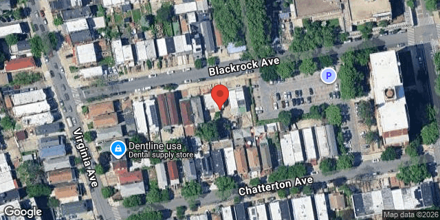 Aerial map of 1948 BLACKROCK AVENUE, Bronx