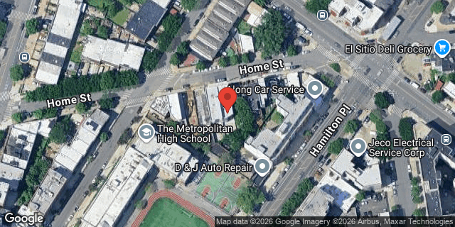 Aerial map of HOME STREET, Bronx
