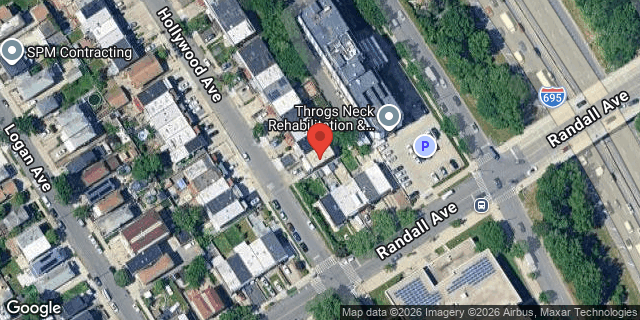 Aerial map of 704 HOLLYWOOD AVENUE, Bronx