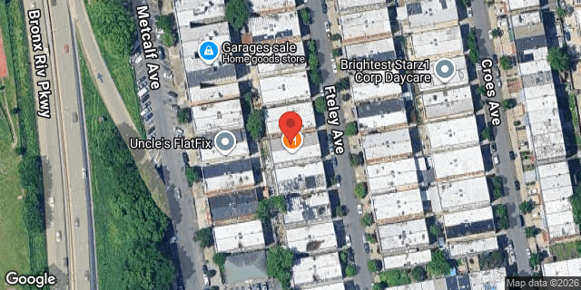 Aerial map of 1133 FTELEY AVENUE, Bronx