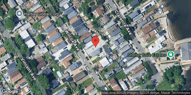 Aerial map of 624 WILCOX AVENUE, Bronx