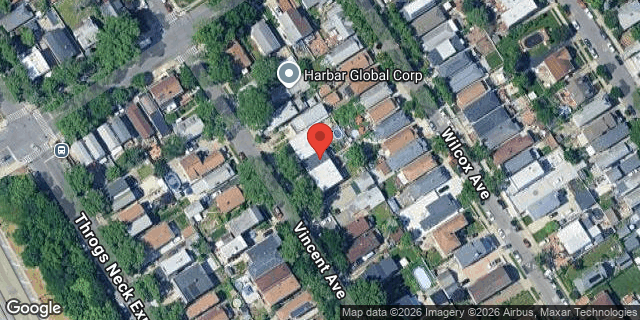 Aerial map of 644 VINCENT AVENUE, Bronx