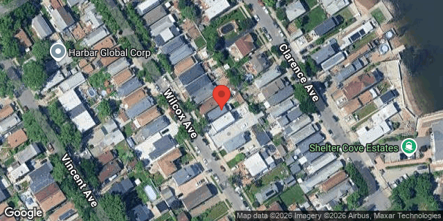Aerial map of 636 WILCOX AVENUE, Bronx