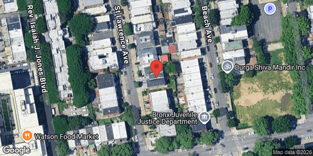 Aerial map of 1116 ST LAWRENCE AVENUE, Bronx