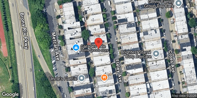 Aerial map of 1147 FTELEY AVENUE, Bronx