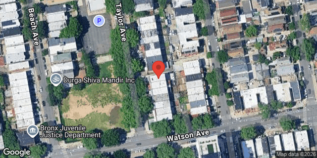 Aerial map of 1112 TAYLOR AVENUE, Bronx