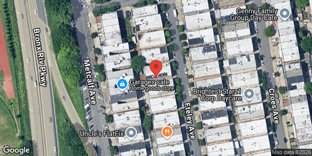 Aerial map of 1149 FTELEY AVENUE, Bronx