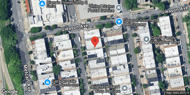 Aerial map of 1152 FTELEY AVENUE, Bronx
