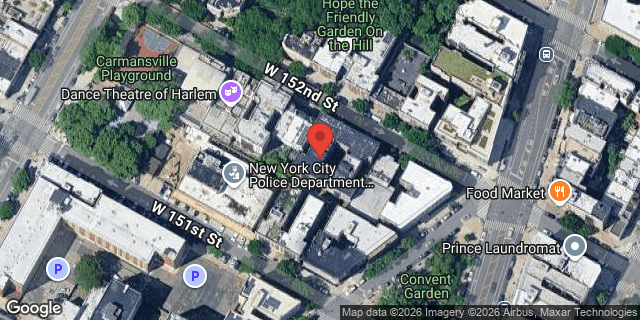 Aerial map of 454 WEST 152 STREET, Manhattan