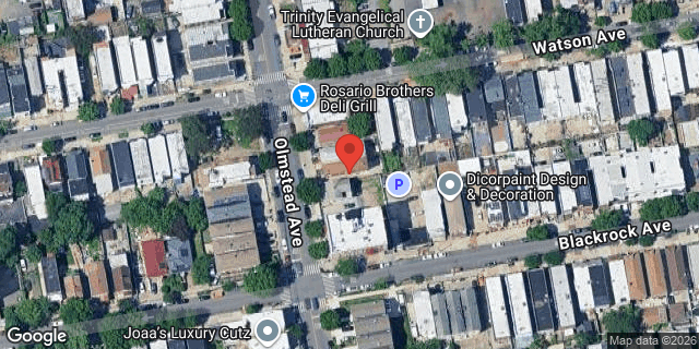 Aerial map of 1072 OLMSTEAD AVENUE, Bronx