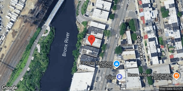 Aerial map of 1225 BRONX RIVER AVENUE, Bronx