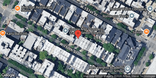 Aerial map of 531 WEST 150 STREET, Manhattan