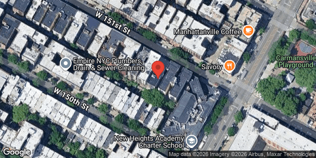 Aerial map of 506 WEST 151 STREET, Manhattan