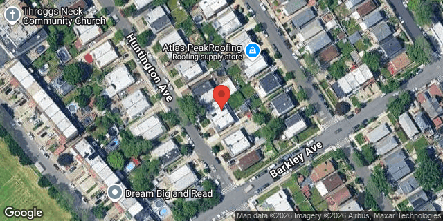 Aerial map of 1008 HUNTINGTON AVENUE, Bronx