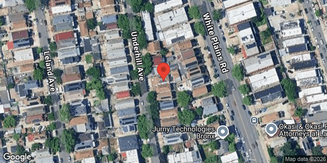 Aerial map of 1124 UNDERHILL AVENUE, Bronx