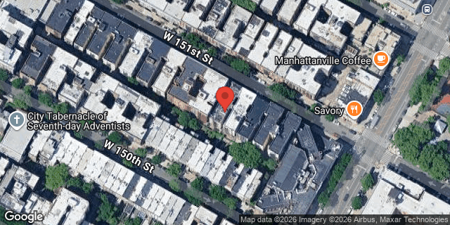 Aerial map of 510 WEST 151 STREET, Manhattan