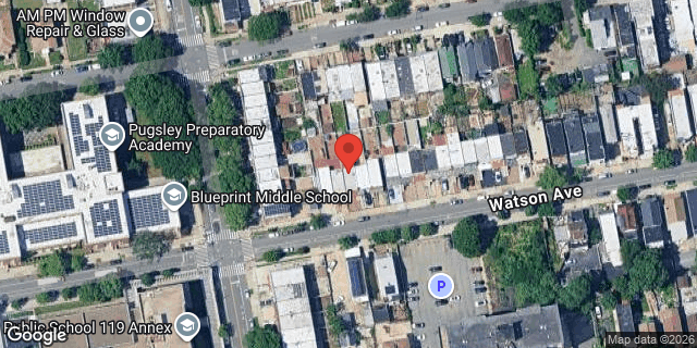 Aerial map of 2015 WATSON AVENUE, Bronx