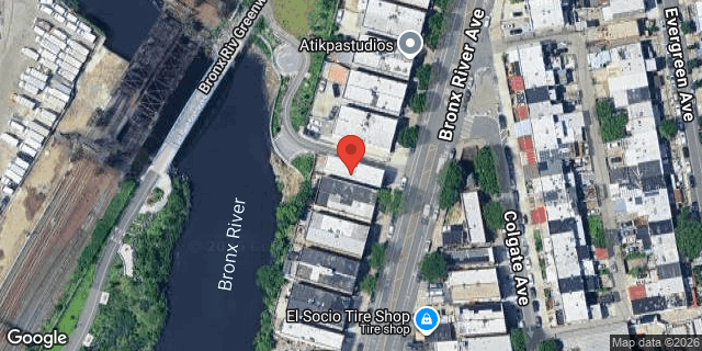 Aerial map of 1233 BRONX RIVER AVENUE, Bronx