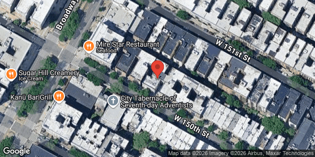 Aerial map of 545 WEST 150 STREET, Manhattan