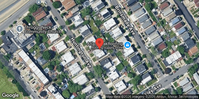 Aerial map of 1024 HUNTINGTON AVENUE, Bronx